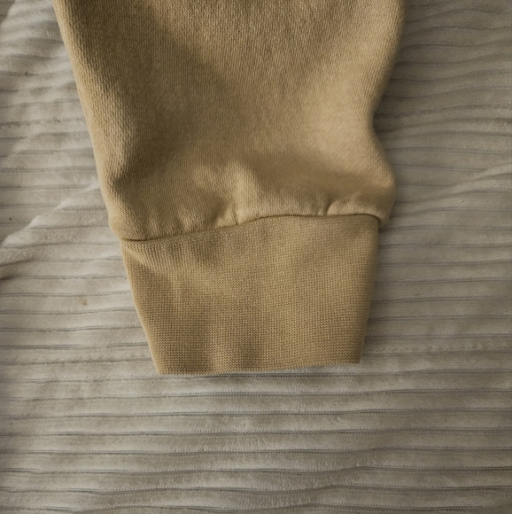 Adidas Beige Hoodie with Logo Kids Size XL - Picture 4 of 7